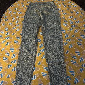 BuffBunny Siren Legging - Eden Print Grey Size Small